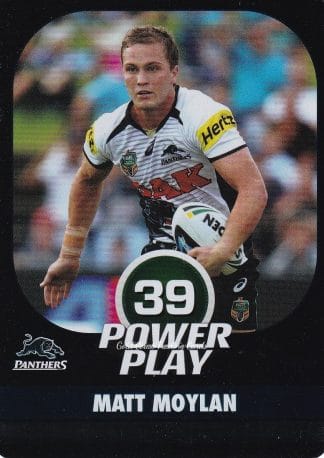 2015 NRL Power Play Parallel - P105 Matt Moylan Penrith Panthers