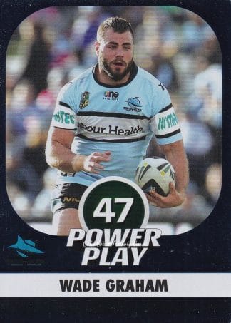 2015 NRL Power Play Parallel - P116 Wade Graham Cronulla Sharks
