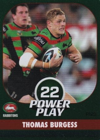2015 NRL Power Play Parallel - P123 Thomas Burgess South Sydney Rabbitohs