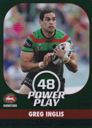 2015 NRL Power Play Parallel - P125 Greg Inglis South Sydney Rabbitohs