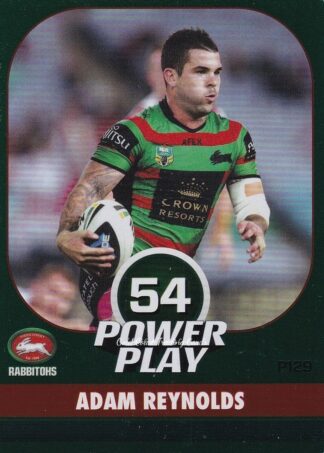 2015 NRL Power Play Parallel - P129 Adam Reynolds South Sydney Rabbitohs