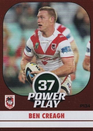 2015 NRL Power Play Parallel - P134 Ben Creagh St George Dragons