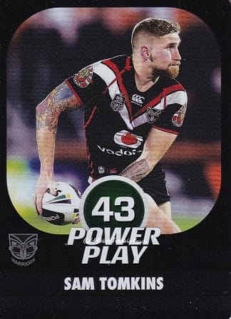 2015 NRL Power Play Parallel - P164 Sam Tomkins Warriors