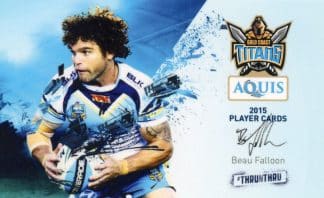 2015 Gold Coast Titans - Card 10 Kalifa Faifai Loa