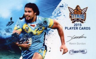 2015 Gold Coast Titans - Card 12 Jamal Fogarty