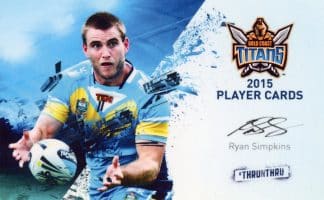 2015 Gold Coast Titans - Card 31 Ryan Simpkins