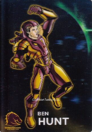 2015 NRL Traders 3D Galactic Hero - PGH01 Ben Hunt Brisbane Broncos