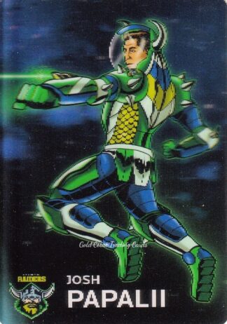 2015 NRL Traders 3D Galactic Hero - PGH03 Josh Papalli Canberra Raiders