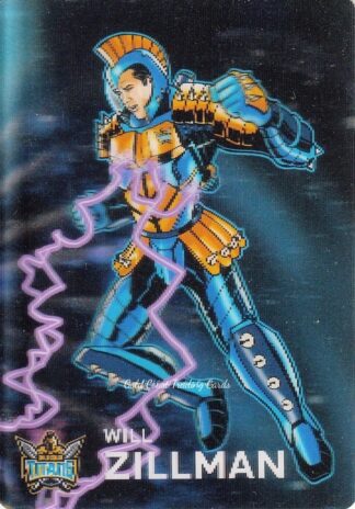 2015 NRL Traders 3D Galactic Hero - PGH06 Will Zillman Gold Coast Titans