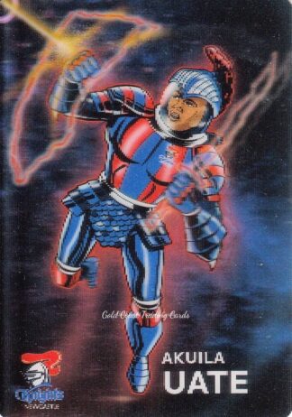 2015 NRL Traders 3D Galactic Hero - PGH09 Akuila Uate Newcastle Knights