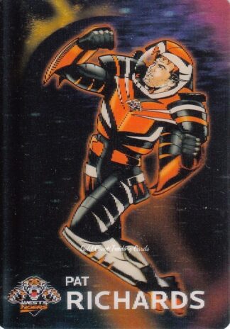 2015 NRL Traders 3D Galactic Hero - PGH18 Pat Richards Wests Tigers