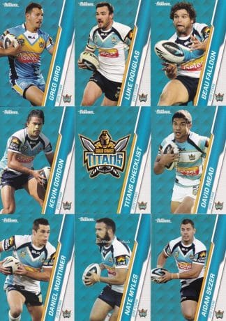 2015 NRL Traders Base Team Set - Gold Coast Titans