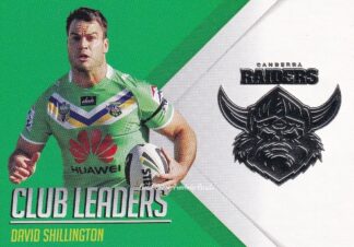 2015 NRL Traders Club Leader - CL03 David Shillington Canberra Raiders