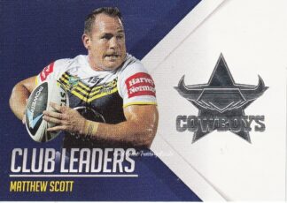 2015 NRL Traders Club Leader - CL04 Matthew Scott North Qld Cowboys