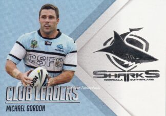 2015 NRL Traders Club Leader - CL11 Michael Gordon Cronulla Sharks