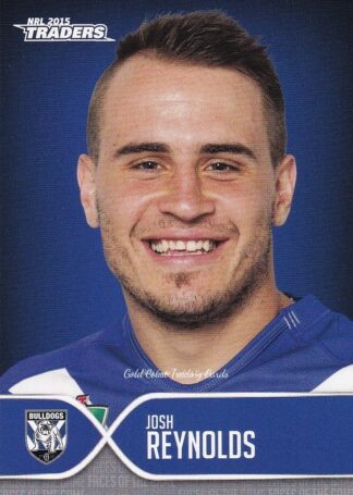 2015 NRL Traders Faces Of The Game - FOTG06 Josh Reynolds Canterbury Bulldogs