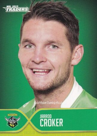 2015 NRL Traders Faces Of The Game - FOTG07 Jarrod Croker Canberra Raiders