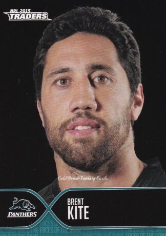 2015 NRL Traders Faces Of The Game - FOTG28 Brent Kite Penrith Panthers