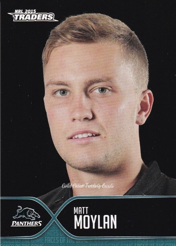 2015 NRL Traders Faces Of The Game - FOTG29 Matt Moylan Penrith Panthers