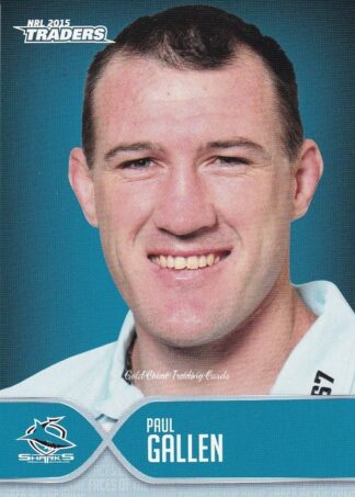 2015 NRL Traders Faces Of The Game - FOTG31 Paul Gallen Cronulla Sharks