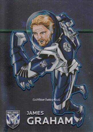 2015 NRL Traders Galactic Hero - GH02 James Graham Canterbury Bulldogs