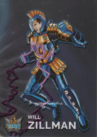 2015 NRL Traders Galactic Hero - GH06 Will Zillman Gold Coast Titans
