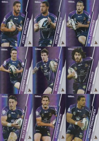 2015 NRL Traders Silver Parallel Team Set - Melbourne Storm