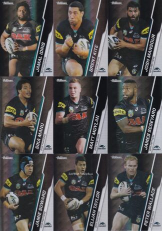 2015 NRL Traders Silver Parallel Team Set - Penrith Panthers
