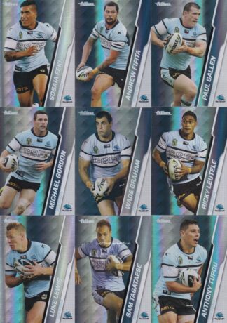 2015 NRL Traders Silver Parallel Team Set - Cronulla Sharks