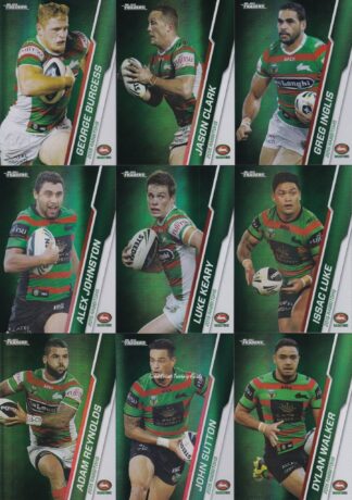 2015 NRL Traders Silver Parallel Team Set - South Sydney Rabbitohs
