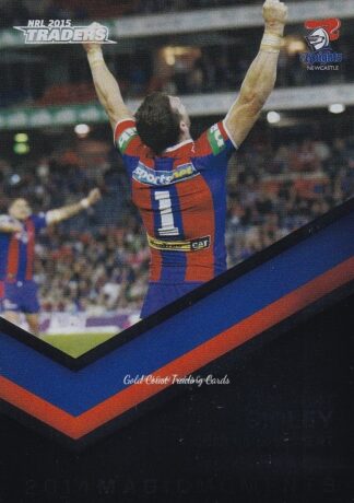2015 NRL Traders Season To Remember - STR17 Kurt Gidley Newcastle Knights