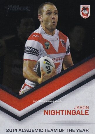 2015 NRL Traders Season To Remember - STR42 Jason Nightingale St George Dragons