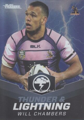 2015 NRL Traders Thunder & Lightning - TL14 Will Chambers Melbourne Storm
