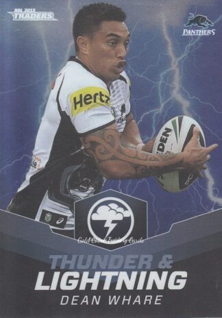 2015 NRL Traders Thunder & Lightning - TL20 Dean Whare Penrith Panthers