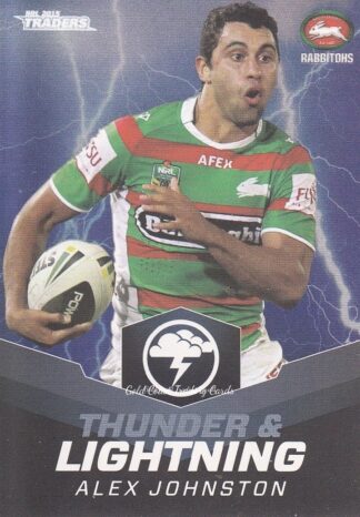 2015 NRL Traders Thunder & Lightning - TL24 Alex Johnston South Sydney Rabbitohs