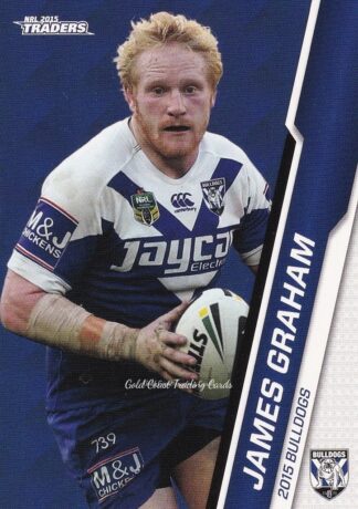 2015 NRL Traders Common Card - Base 011 James Graham Canterbury Bulldogs