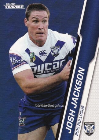 2015 NRL Traders Common Card - Base 013 Josh Jackson Canterbury Bulldogs