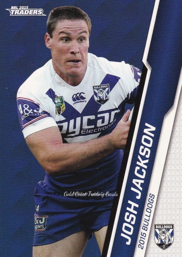 2015 NRL Traders Common Card - Base 013 Josh Jackson Canterbury Bulldogs