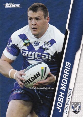 2015 NRL Traders Common Card - Base 014 Josh Morris Canterbury Bulldogs