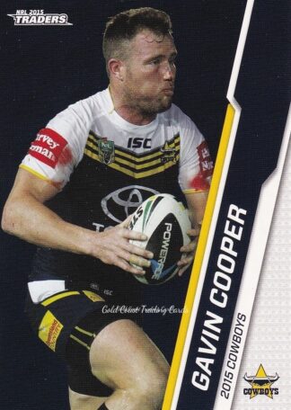 2015 NRL Traders Common Card - Base 031 Gavin Cooper North Qld Cowboys