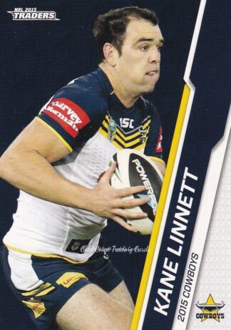 2015 NRL Traders Common Card - Base 033 Kane Linnett North Qld Cowboys