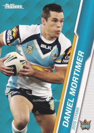 2015 NRL Traders Common Card - Base 046 Daniel Mortimer Gold Coast Titans