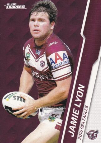 2015 NRL Traders Common Card - Base 056 Jamie Lyon Manly Sea Eagles