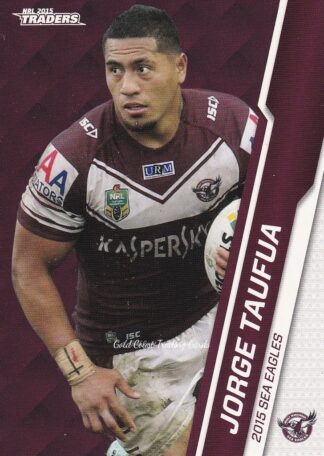 2015 NRL Traders Common Card - Base 059 Jorge Taufua Manly Sea Eagles