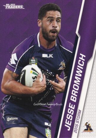 2015 NRL Traders Common Card - Base 061 Jesse Bromwich Melbourne Storm