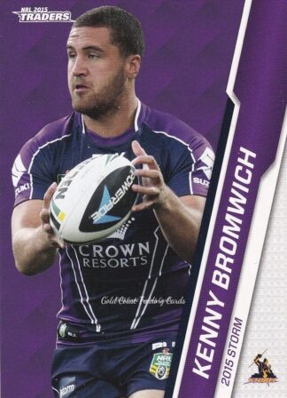 2015 NRL Traders Common Card - Base 062 Kenny Bromwich Melbourne Storm
