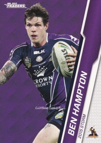 2015 NRL Traders Common Card - Base 065 Ben Hampton Melbourne Storm