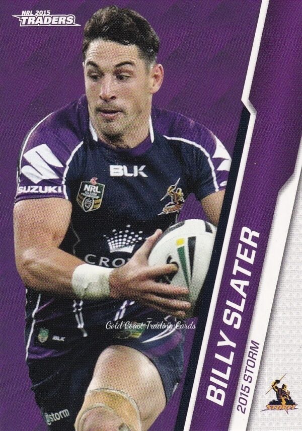 2015 NRL Traders Common Card - Base 067 Billy Slater Melbourne Storm
