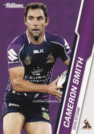 2015 NRL Traders Common Card - Base 068 Cameron Smith Melbourne Storm