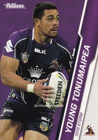 2015 NRL Traders Common Card - Base 069 Young Tonumaipea Melbourne Storm